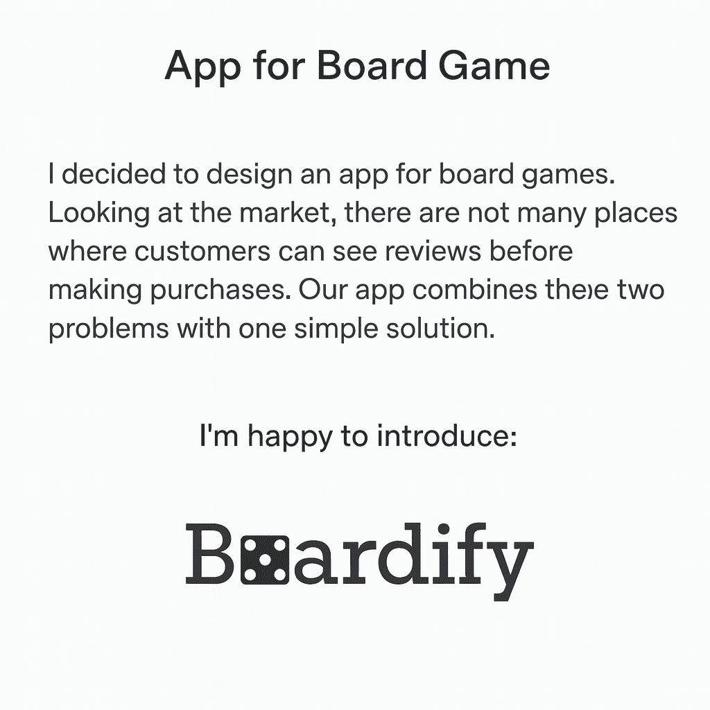 Boardify - App for Board Game